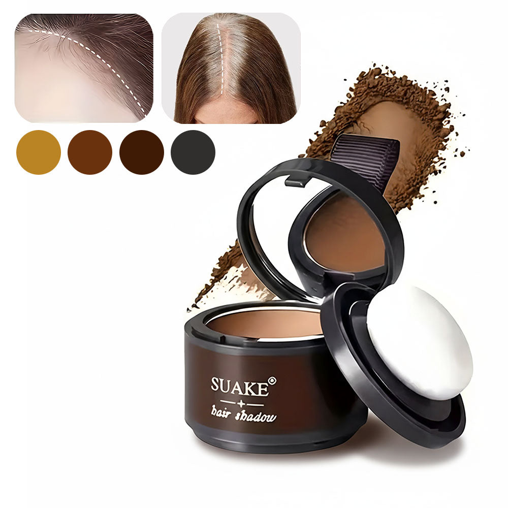 HairFix Magic – Pudră Instant pentru Rădăcini Cărunte și Păr Rar