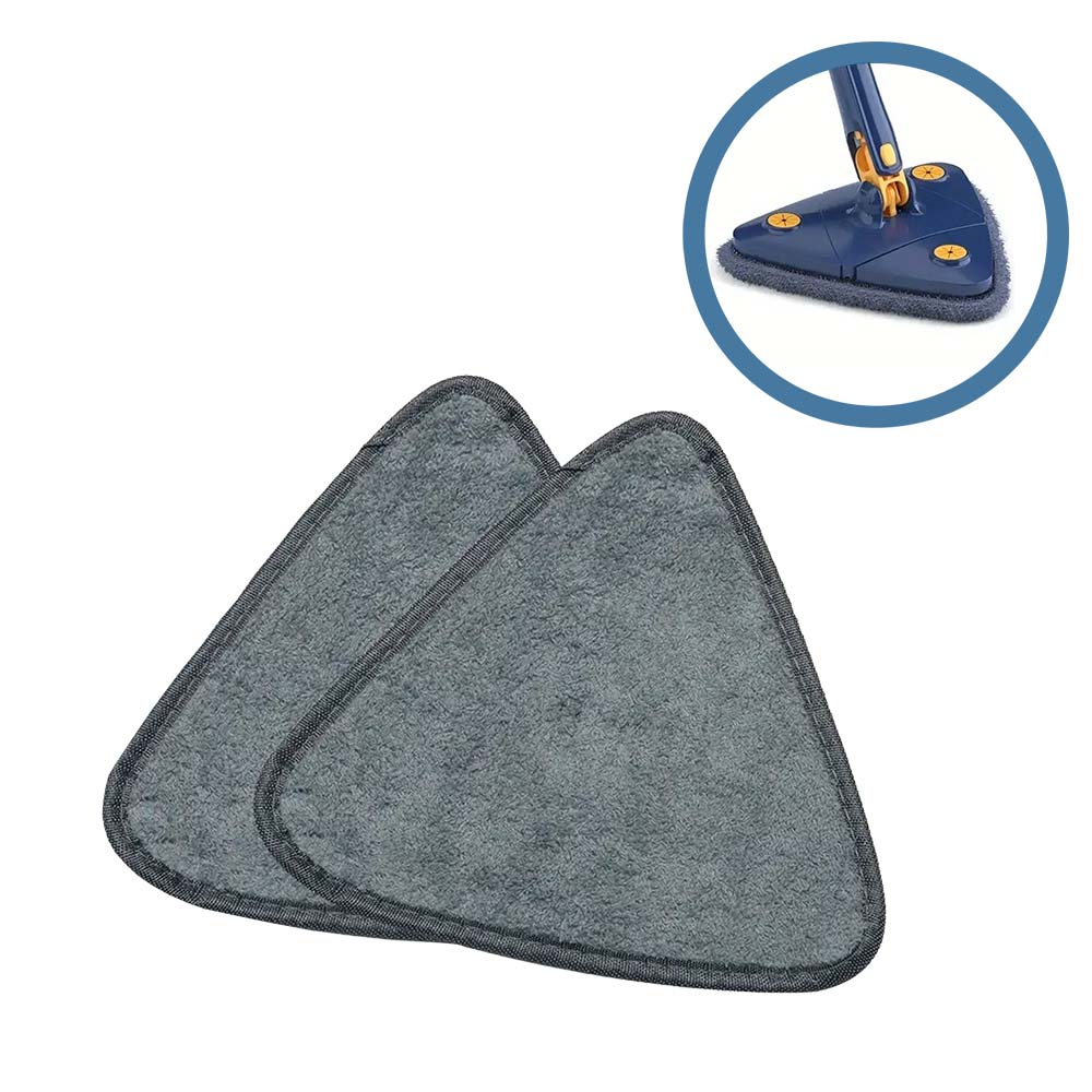 Set 2 Lavete de Rezervă pentru Mopul Triunghiular 360°