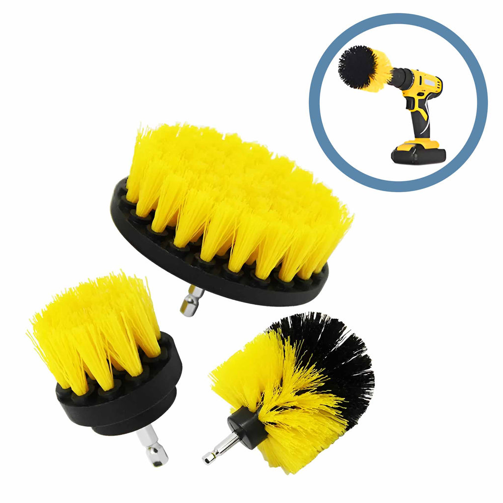 TurboClean - Set Perii pentru Curățare și Lustruit cu Bormașina (3 piese)